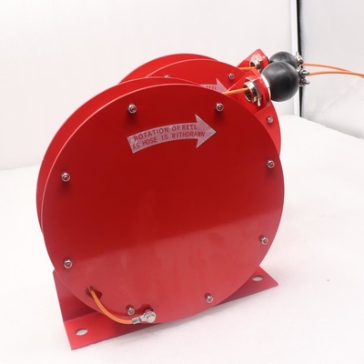 Retractable static grounding earthing enclosed cable reel for tank trucks 15m 30m